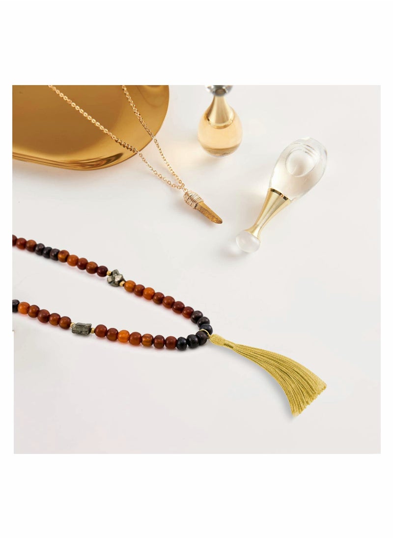 Excefore Tassels Mini Silky Handmade Soft Flossy Bookmark Tassels with Cord Loop for Keychain Earring Jewelry Making, Souvenir, Graduation, Clothing Sewing, Gift Tag DIY Craft, 20PCS (Gold)  - Image 5