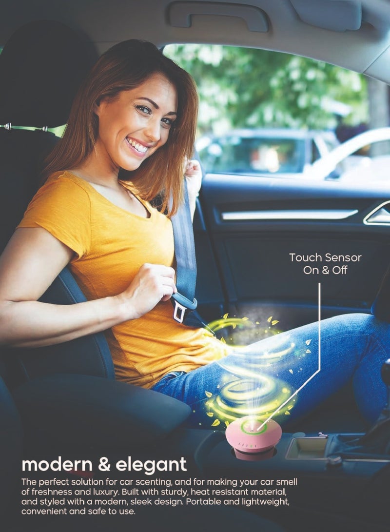 Dr Scent Dr. Scent Fresh Driver Car Diffuser - Breathe New Life into Your Cars & Surroundings | The Perfect Diffuser Companion which Elevate Your Senses & Your Space (Beige Rose) - Image 4