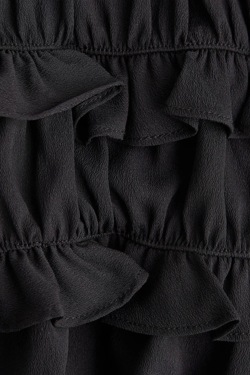 H&M Frill-trimmed strappy top