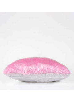 Cango Home Plush Throw Pillow Cover - Pink  - Image 3
