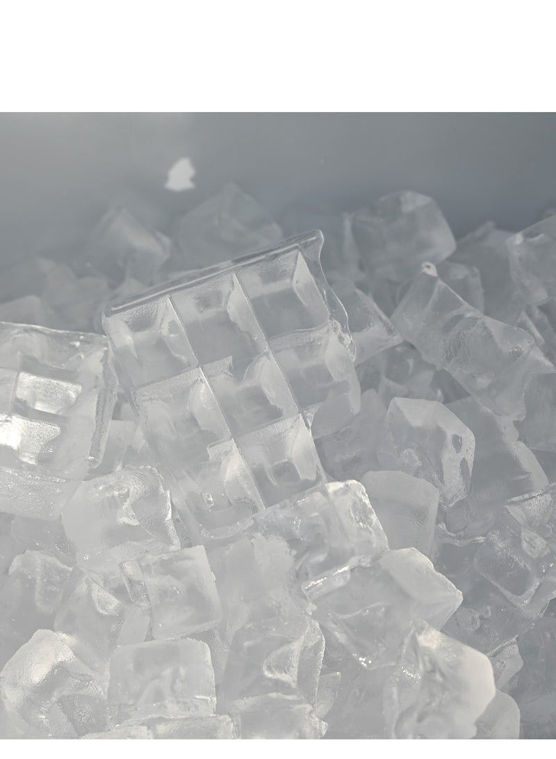 Cool Baby Integrated Ice Maker Machine, 55KGS/24H Stainless Steel Under Counter ice Machine with 15KGS Ice Storage Capacity, Freestanding Ice Maker - Image 4