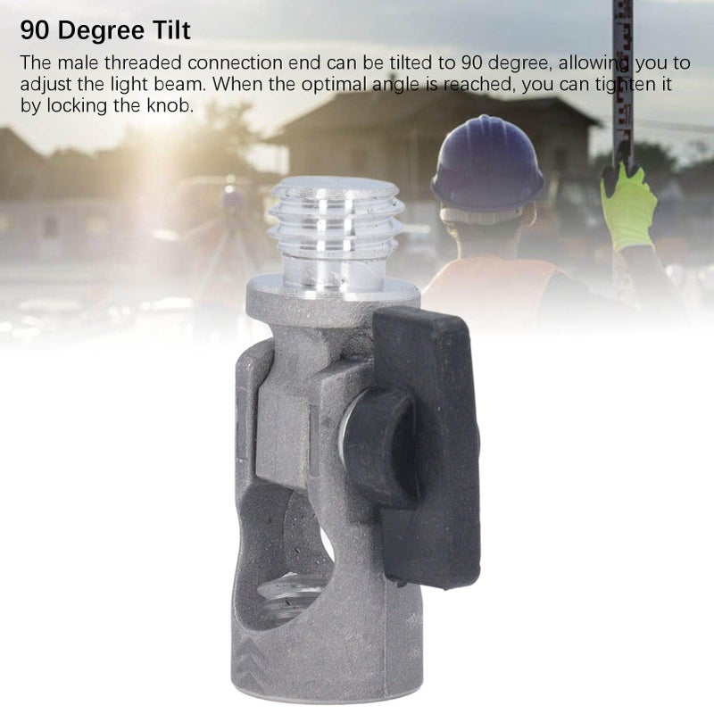 8 Inch 11 Female To Male Aluminum Alloy Surveying Prism Pole For Level Rangefinder Total Station - Image 5