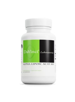 Davinci Labs Alpha Lipoic Acid 300 Dietary Supplement To Support Metabolism And Healthy Collagen Levels With 300 Mg Alpha Lipoic Acid Per Capsule Gluten Free 60 Vegetarian Capsules  - Image 1