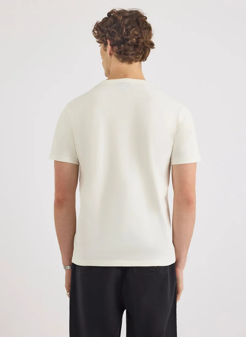 NAUTICA Off White Drift SS T-Shirt for Men | Best Price UAE