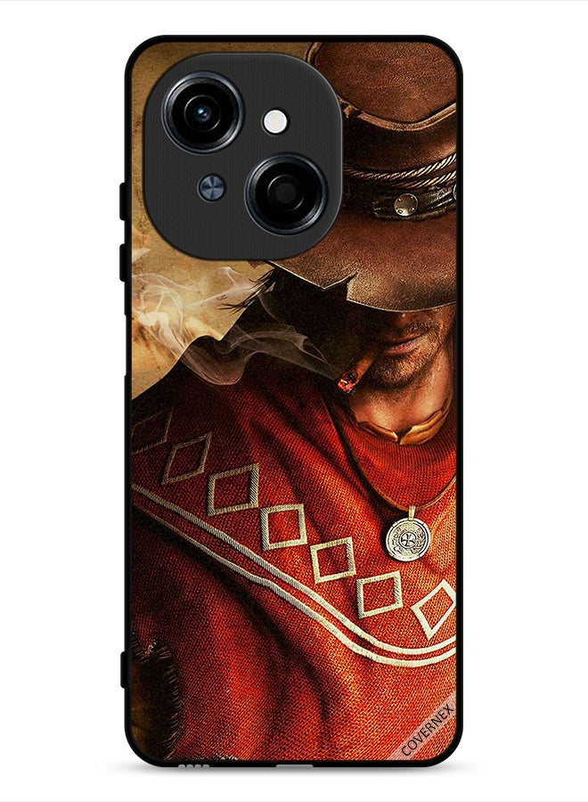 Covernex Tecno Spark Go 1 4G Protective Case Cover Stylish Hat Man - Image 1