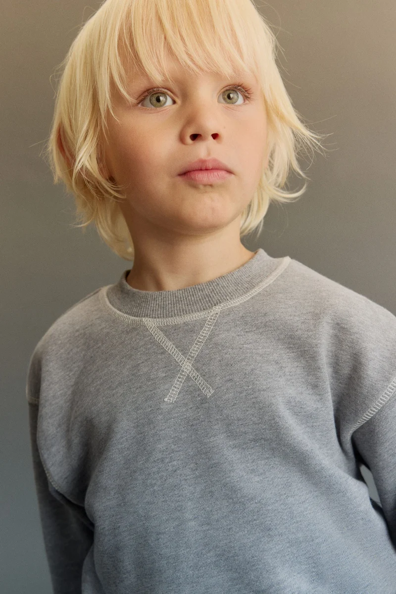 اتش اند ام سويت شيرت من القطن