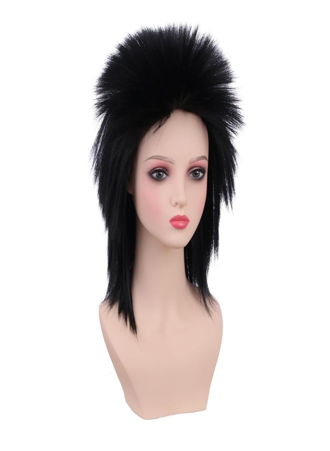 DUDUWIG Child Black Wig Kids Long Straight Black Wig Synthetic Wig Cosplay Hair Wig - Image 5