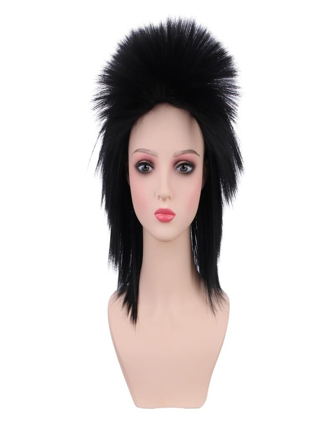 DUDUWIG Child Black Wig Kids Long Straight Black Wig Synthetic Wig Cosplay Hair Wig - Image 2