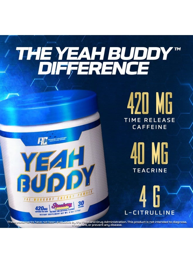Ronnie Coleman Signature Series Ronnie Coleman Signature Series Yeah Buddy Powder- 270 G (Strawberry Lemonade)  - Image 3