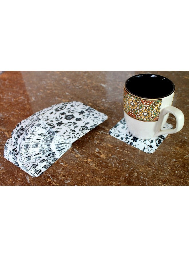 eSplanade Disposable Printed Coaster (Set of 100) - Use and Throw Reversible Coasters - Perfect for Bar, Hotel, Restaurant Purpose & Parties (Black) - Image 2