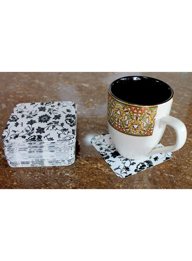 eSplanade Disposable Printed Coaster (Set of 100) - Use and Throw Reversible Coasters - Perfect for Bar, Hotel, Restaurant Purpose & Parties (Black) - Image 3