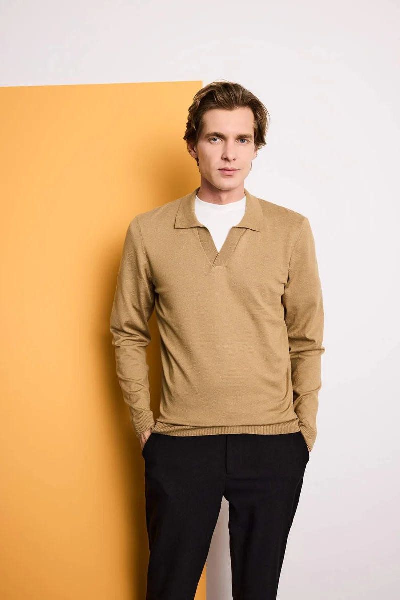 ديفاكتو Standard Fit Knitwear Pullover