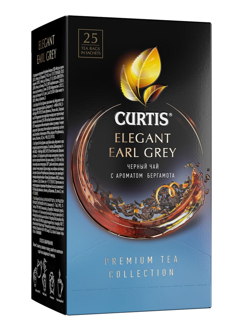 CURTIS Elegant Earl Grey Tea black Tea with Bergamot and Citrus 25 Sachet Tea Bags 42.5 g  - Image 3