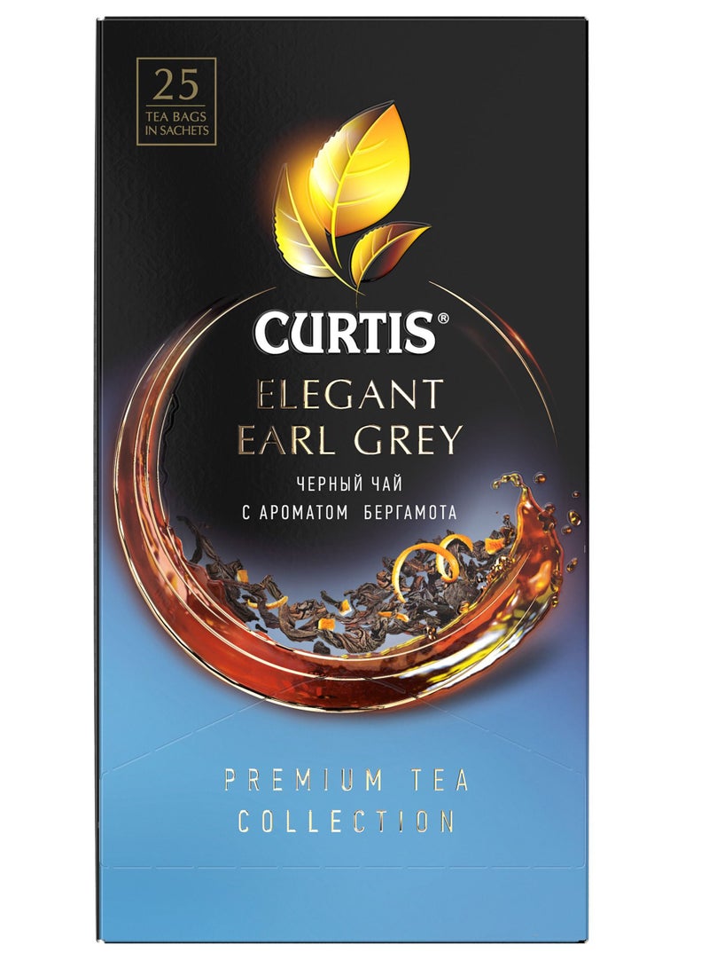CURTIS Elegant Earl Grey Tea black Tea with Bergamot and Citrus 25 Sachet Tea Bags 42.5 g  - Image 2
