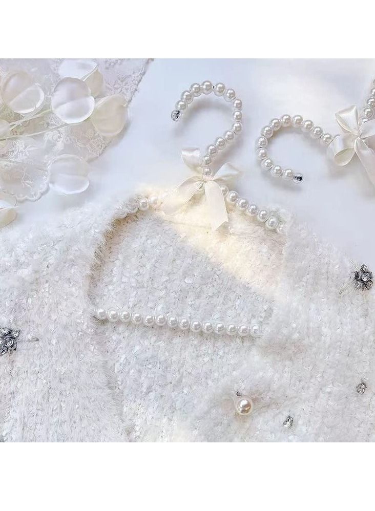 Red Dot Gift 5-Pack 30cm Peral Cloth Hangers for Kids Clothes - Image 1