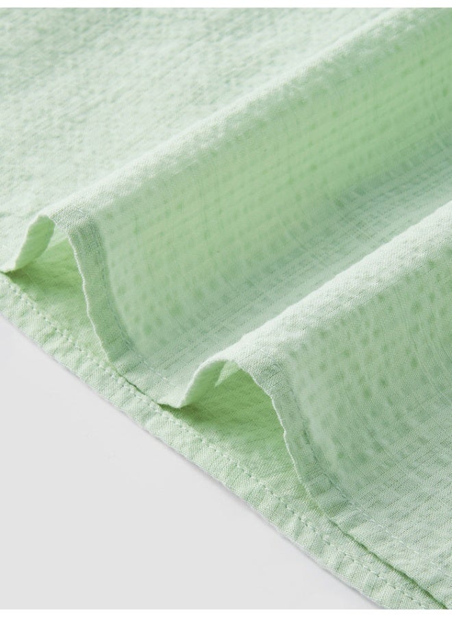 سيمير فستان بلون موحد وتفاصيل مطرزة للنساء - Image 5