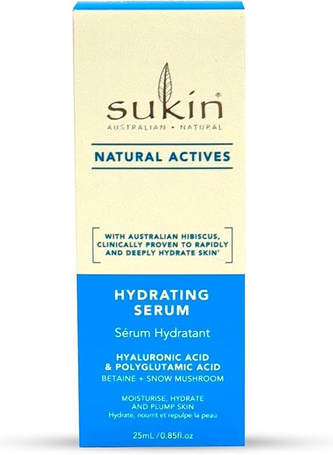 Sukin Hydrating Serum, Infused With Australian Hibiscus & Hyaluronic Acid, Deeply Hydrating And Plumping, 25Ml - Image 2