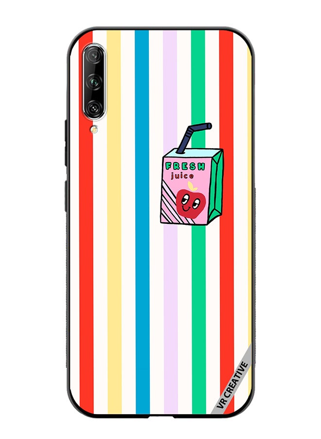 VR CREATIVE Protective Case Cover For Huawei Nova Y9S Summer Stripe Fresh Juice Apple Fruit Design Multicolour - Image 1