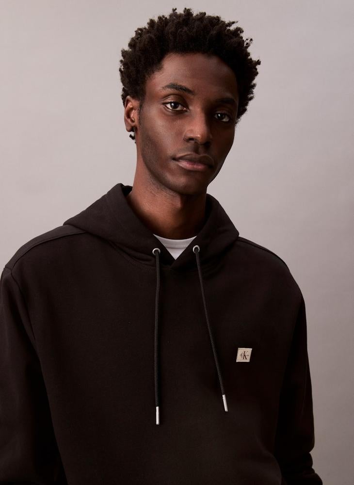 Calvin Klein Jeans Cotton Terry Badge Hoodie - Image 4