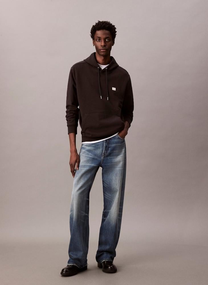 Calvin Klein Jeans Woven Label Terry Hoody - Image 5