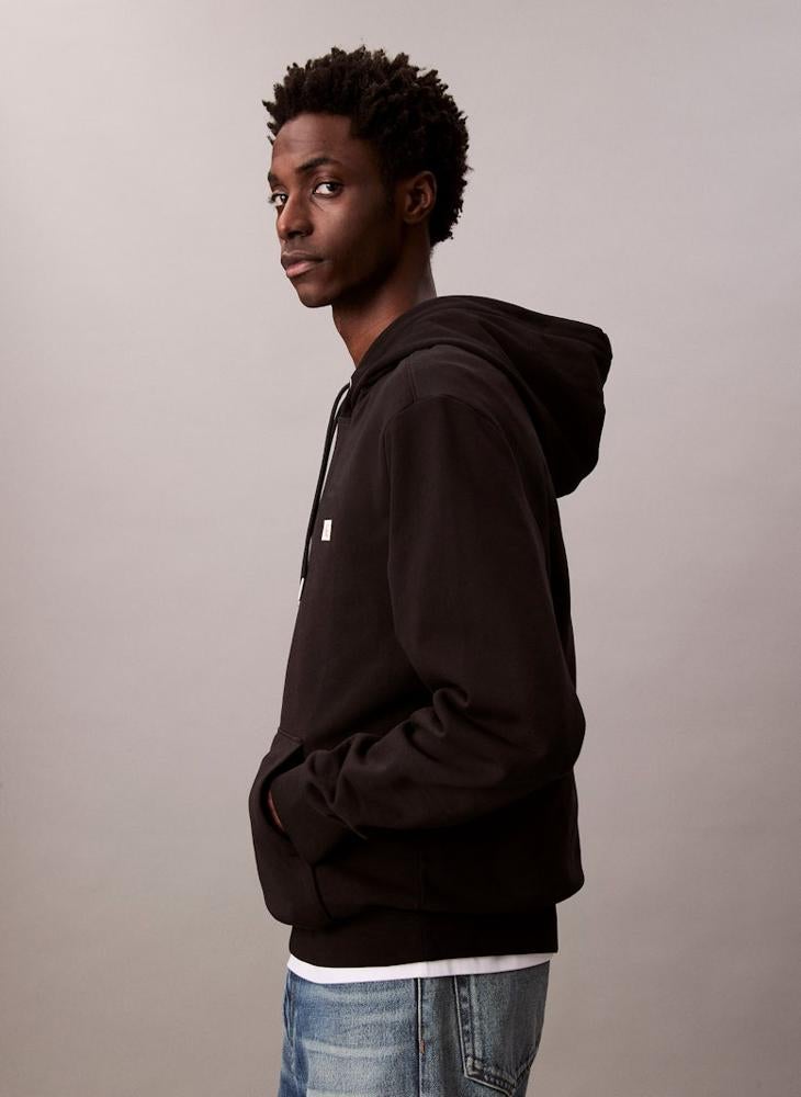 Calvin Klein Jeans Woven Label Terry Hoody - Image 3