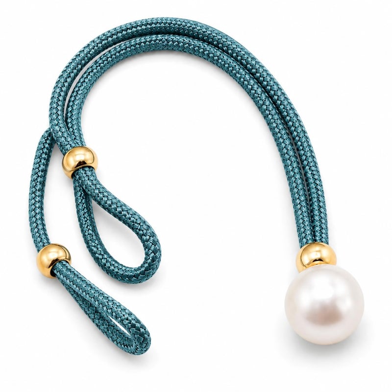 Decorative Curtain Tiebacks Set of 2, Elegant Rope Curtain Holders with Pearl Design, No Hook Curtain Holdbacks for Drapes, Sheer Curtains, Bedroom, Living Room and Office - Image 1