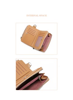 PIERRE LOUES Simple Fashion Ladies Wallet Clutch Coin Purse Card Holder  - Image 4