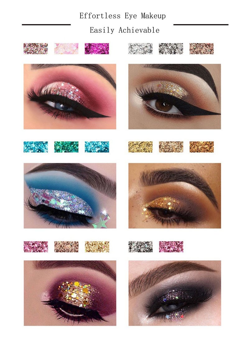 Handaiyan 4 Color Glitter Eye Shadow Palette  - Image 2