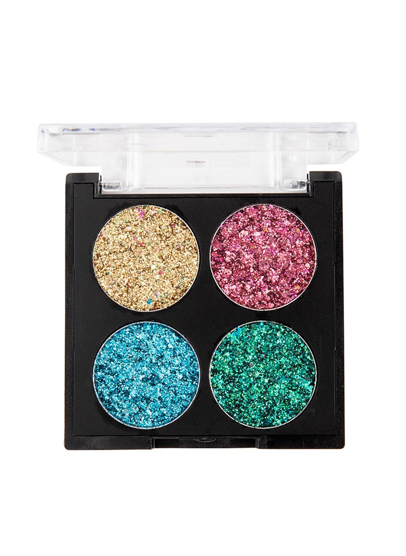 Handaiyan 4 Color Glitter Eye Shadow Palette  - Image 4