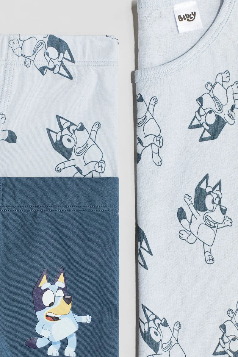 اتش اند ام طقم سراويل قطنية - 3 قطع