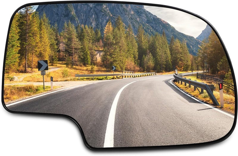 SCITOO Exterior Mirror Replacement Glass fit for Chevy Exterior Accessories Mirrors Glass 03-07 for Chevy for GMC Silverado Sierra 1500/2500 HD/3500 Classic Models with Power Heated (Passenger Side) - Image 1