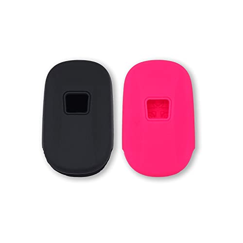 Autobase Silicone Key Fob Cover for 2022 2023 2024 2025 2026 Honda Civic Accord HR-V CR-V Pilot Sport SI EX EX-L Touring | 2026 Car Accessory | Key Protection Case - 2 Pcs (Pink) - Image 5