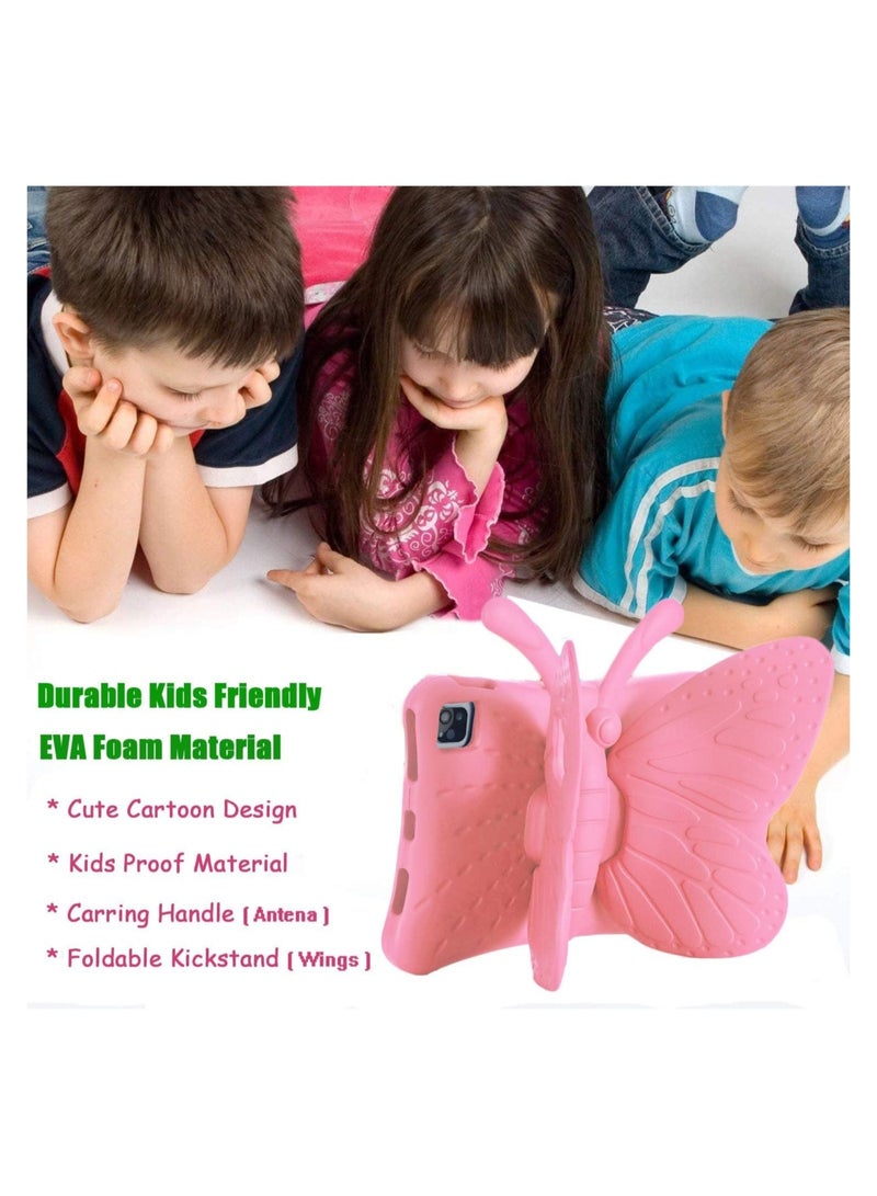 iPad Air 4 Case Kids, iPad Air 4th Generation Case for Kids, Cute Butterfly Light Weight Shockproof Protective Stand Cover for iPad Air 2020 iPad 10.9 iPad Pro 11 2020 2018 1st 2nd Gen - Image 2