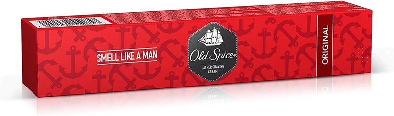 أولد سبايس كريم حلاقة أولد سبايس لاذر - أنبوب 70 غرام - Image 1