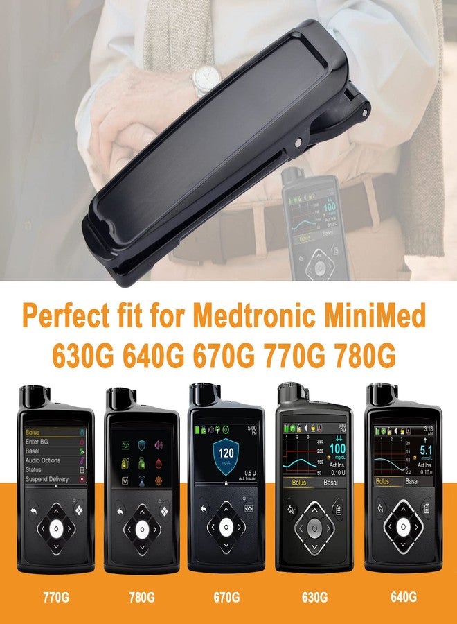 Healvaluefit Insulin Pump Clip, Substitute for Medtronic Pump Clip, Accessories for Medtronic MiniMed 770G 670G 630G 640G 780G (2pcs) - Image 3