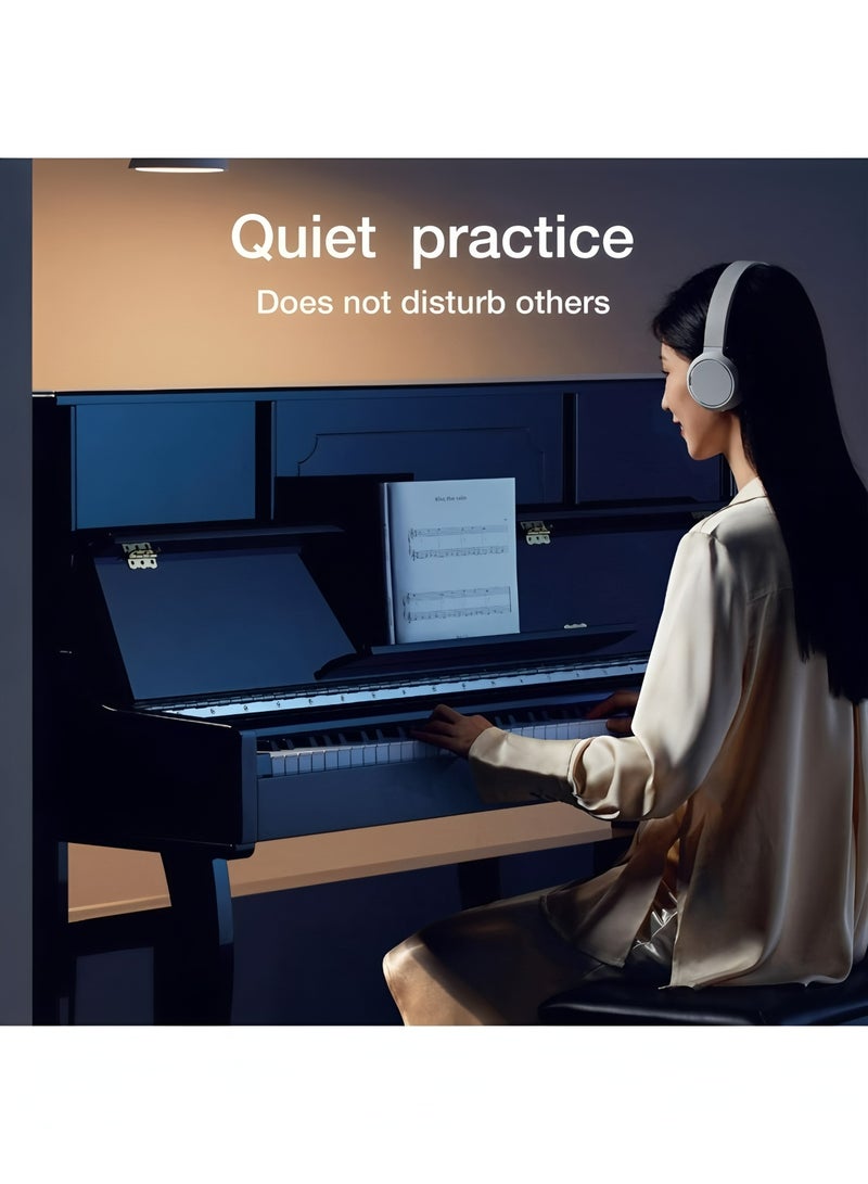 فليفيو محول مقبس صوت ستيريو مقاس 6.35 مم 1.4 بوصة ذكر إلى 3.5 مم 1.8 بوصة أنثى لكابل AUX لمكبر صوت الجيتار وسماعات الرأس عبوة من قطعتين - Image 3