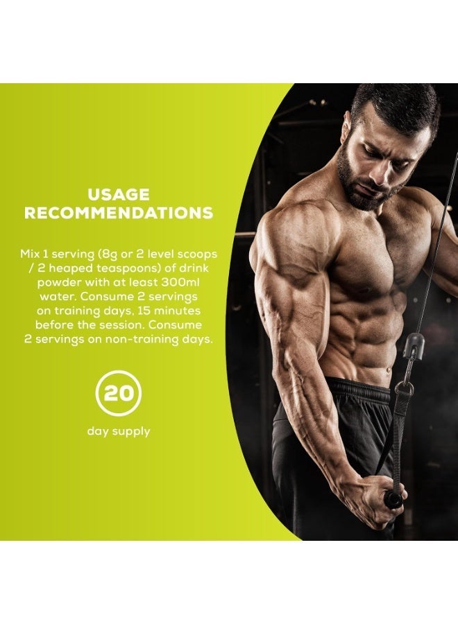 BioTechUSA Crea Zero Creatine Powder Orange 320g, Sugar-Free Sports Nutrition Formula with 3g Creatine, 2g BCAA, L-Arginine, Glutamine, Vitamins and Minerals - Image 2