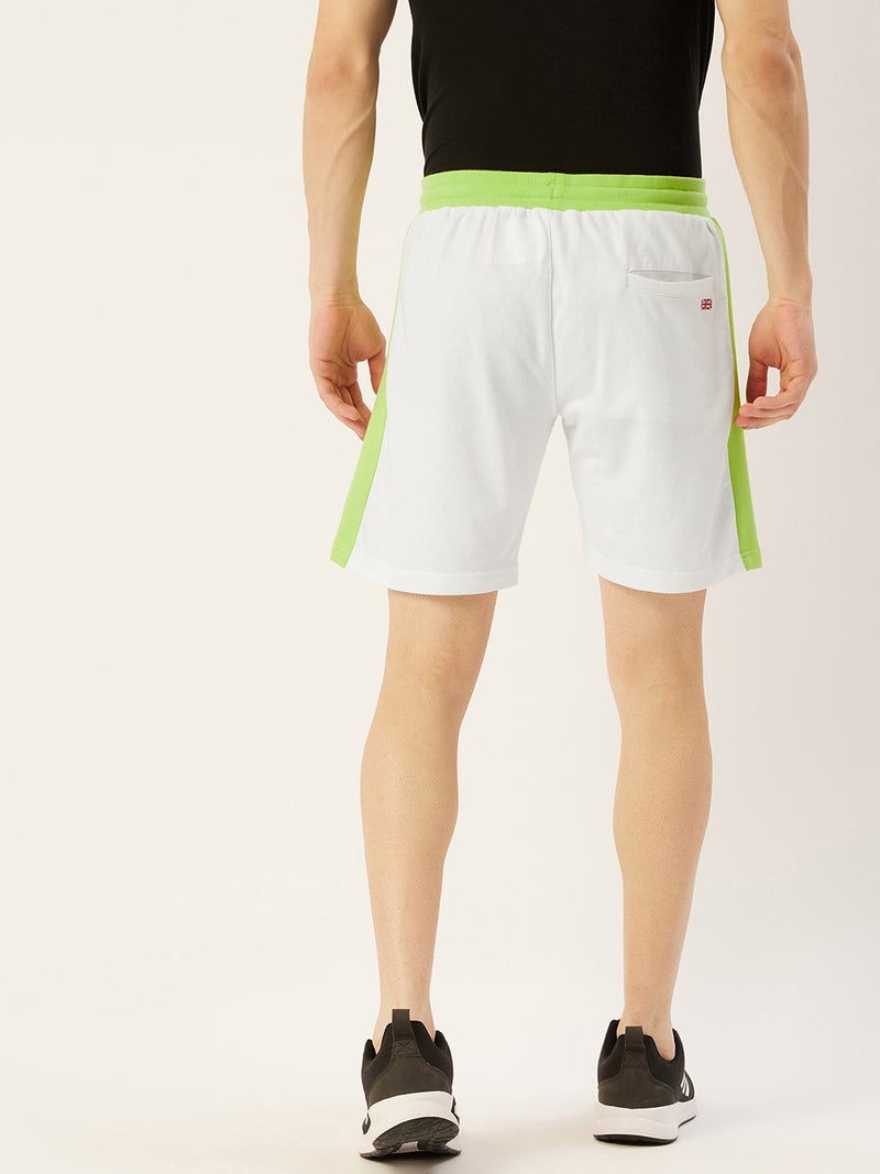amswan PREMIUM COTTON COLOURBLOCKED PRINTED SHORTS - Image 3