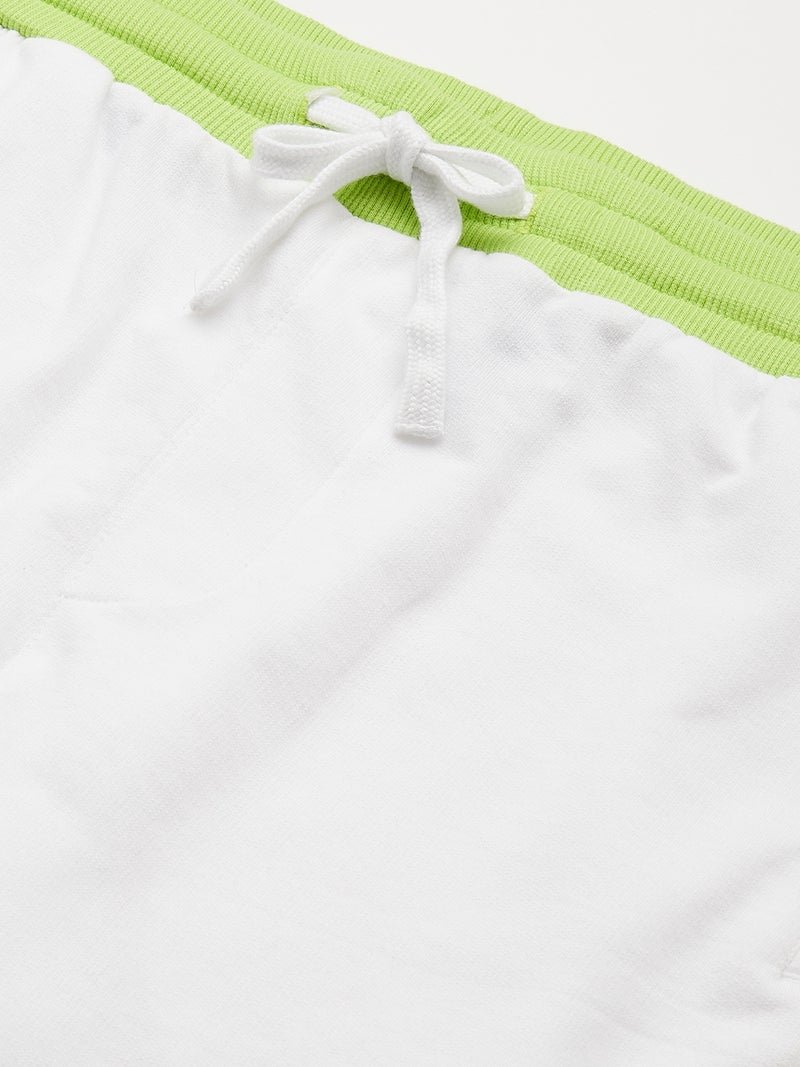 amswan PREMIUM COTTON COLOURBLOCKED PRINTED SHORTS - Image 5