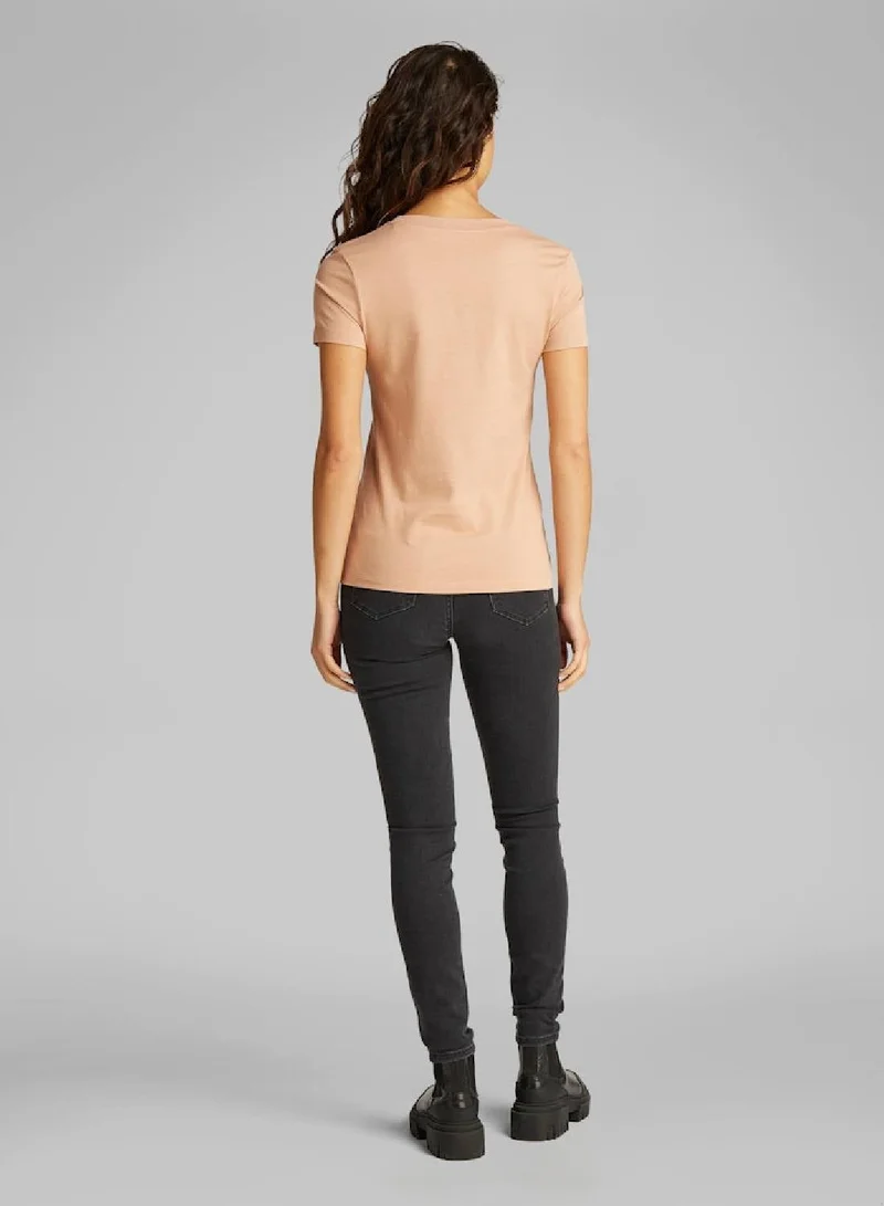 Calvin Klein Jeans Tuscany Slim Monogram T-Shirt for Women | Best Price UAE