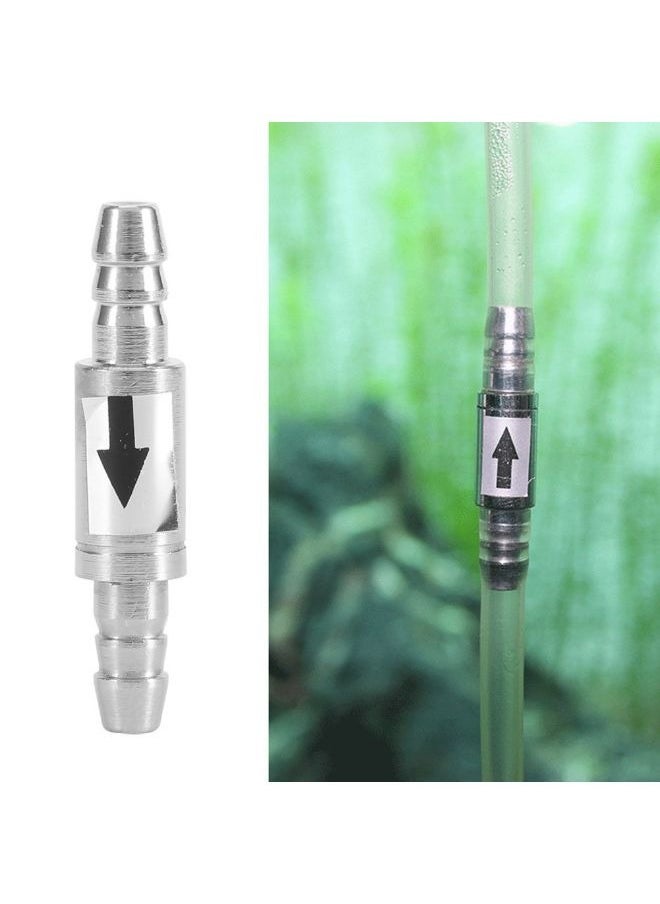 B&K Stainless Steel One Way Check Valve Non-Return Air CO2 Line 4/6mm Tubing Regulator Diffuser in Aquarium System