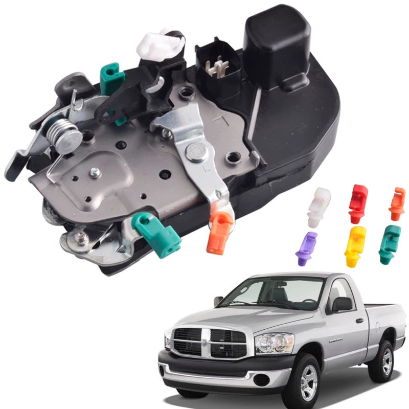 Door Lock Actuator 931-636 Front Left Side 55276791AC Driver FL for Dodge Ram 1500 2500 3500 Door Lock Latch Actuator Motor Assembly 55276791AG