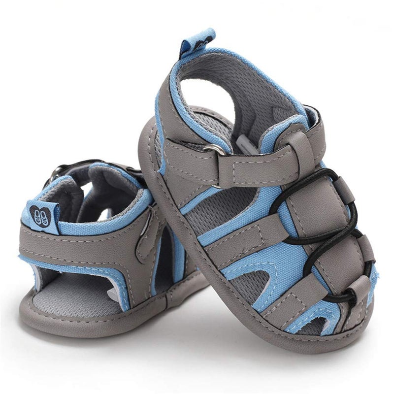 HsdsBebe Infant Baby Boys Girls Summer Beach Sandals Breathable Athletic Antislip Soft Sole Newborn First Walker Crib Shoes