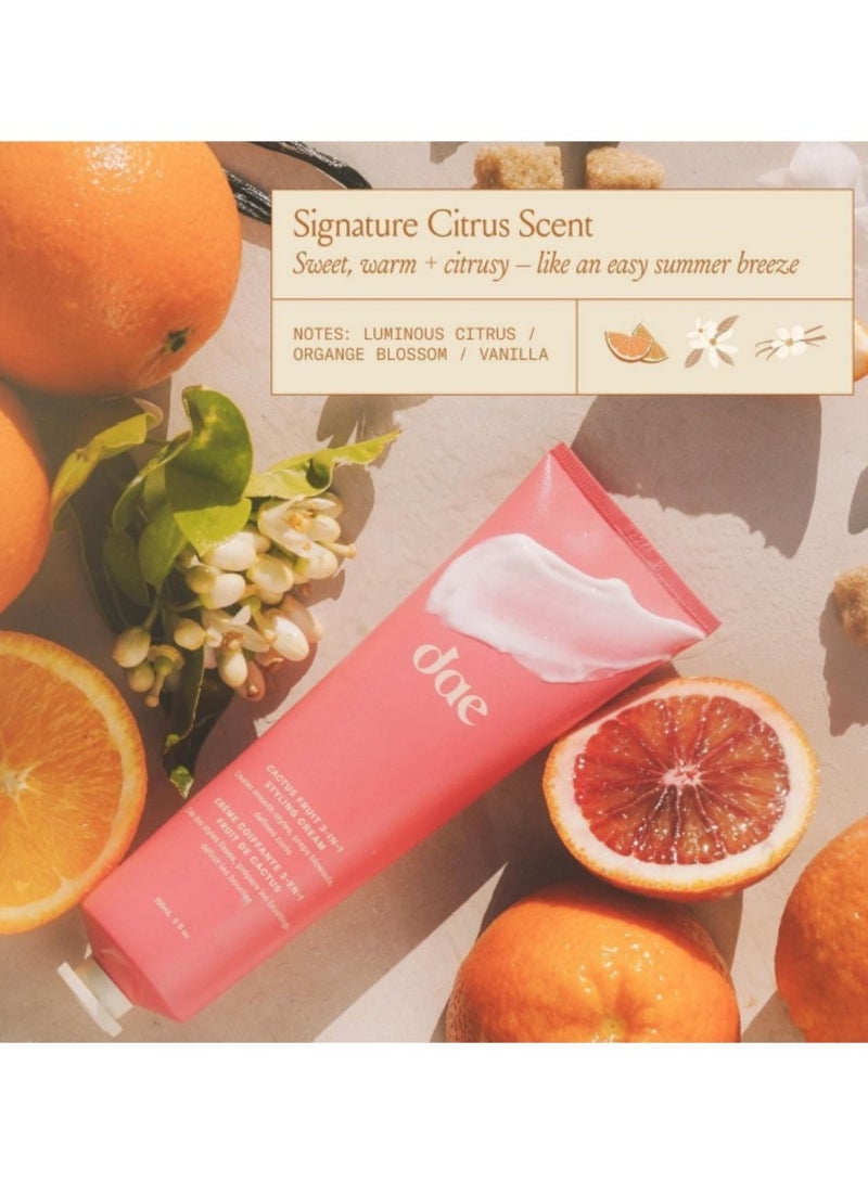 DAE Cactus Fruit 3-In-1 Styling Cream - Smooth Styles, Prep Shiny Blowouts, Defines Curls (5 oz.) - Image 5