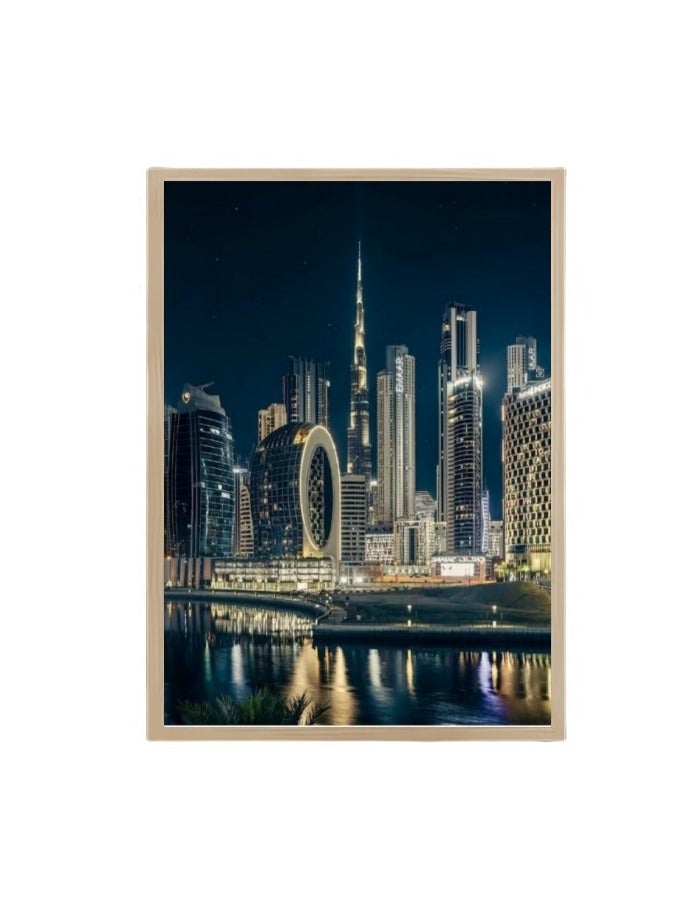 آنا 8 بوصة مرآة دبي الإضاءة الليلية اللوحة الديكور جدار مشرق الفن - أدى غرفة نوم ، غرفة المعيشة والدراسة فن الإضاءة الإبداعية ديكور المنزل - Image 1