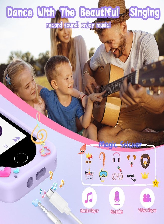 WEOLULI Kids Smart Phone Gifts Toys for Girls Boys Age 3-8,Toddler Learning Toys with Educational Games, 3 4 5 7 8 9 6 8 9 Year Old Girl Birthday Gift Ideas-Purple - Image 5