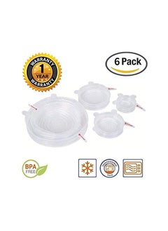 HotsUAE Silicone Stretch Lids (Pack of 6)  - Image 2