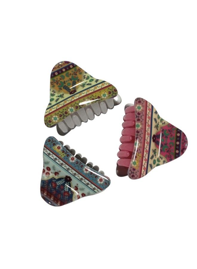 Nat Premium Hair Clips For Women And Girls (Multicolour 3 Pieces) - Image 2