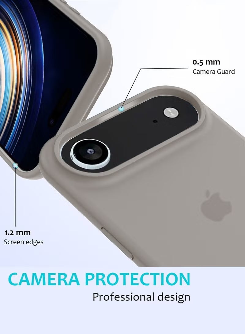 iPhone 17 Air Case Soft Silicone Protective Phone Cover iPhone 17 Air with Microfiber Lining Case For iPhone 17 Air 6.5-Inch - Image 5