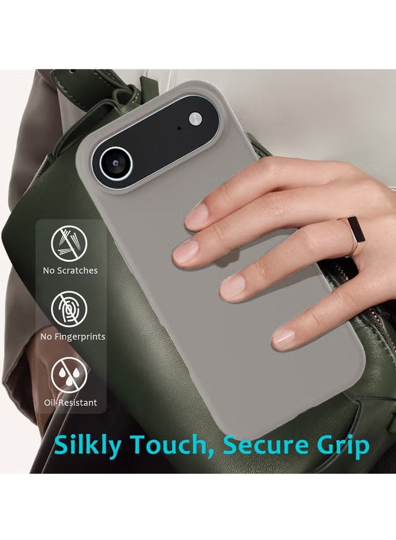 iPhone 17 Air Case Soft Silicone Protective Phone Cover iPhone 17 Air with Microfiber Lining Case For iPhone 17 Air 6.5-Inch - Image 3